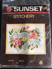 Sunset Designs Vintage Stitchery Kit God Bless Our Home #2704  12" X 9"
