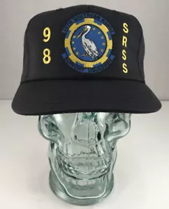 Cappello posteriore 98 SRSS ~ 98th Southern Range Support Squadron cinturino nero - Foto 1 di 5