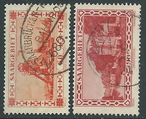 1930-32 SARRE USATO VEDUTE 2 VALORI - R39-6 - Imagen 1 de 1