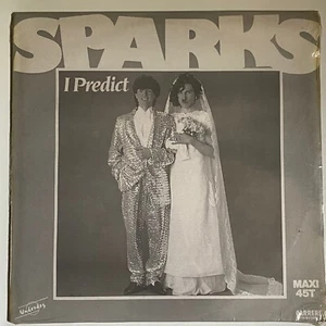 SPARKS - I PREDICT FRANCE IMPORT 12" MAXI SINGLE MAXI45T NEW & SEALED RARE - Picture 1 of 2