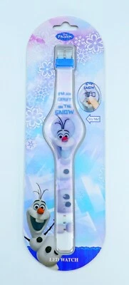 Часы наручные Disney Frozen Snowman Olaf Snow Man сенсорные силиконовый ремешок светодиодные - Изображение 1 из 4