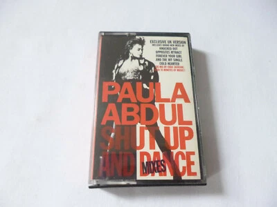 PAULA ABDUL ~ SHUT UP AND DANCE ~ THE DANCE MIXES ~ 1990 UK POP CASSETTE TAPE - Image 1 of 4