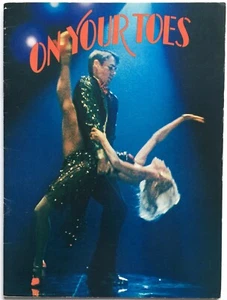 "ON YOUR TOES" ORIGINAL BROADWAY REVIVAL SOUVENIR PROGRAM KITTY CARLISLE INSERT - Picture 1 of 2
