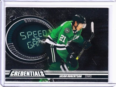 Jason Robertson, Dallas Stars 2023-24 Credentials Speed of the game #SG13 - Image 1 of 2