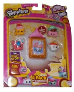 Shopkins Season 8 World Vacation Asia 5 Pack # 3 - Picture 1 of 1