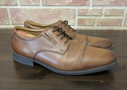 Clarks Berretto Uomo Whiddon Oxford Marrone Taglia 11