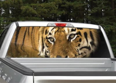 Tiger Eyes Rear Window Decal Graphic for Truck SUV - Image 1 of 3