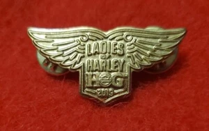 Harley Davidson Harley Owners Group HOG Ladies of Harley Logo 2019 Badge Pin  - Picture 1 of 3