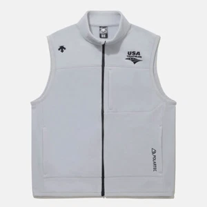 DESCENTE Herren USAT POLARTEC MICROFLEECE WESTE SQ123IVE11 GRAU M-2XL ASIATISCHE PASSFORM - Bild 1 von 12