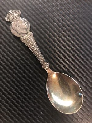 Винтажная сувенирная посеребренная ложка DANMARK с пометкой PRIMA — 5,75 дюйма - Изображение 1 из 4