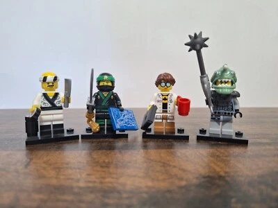 LEGO Minifigures Ninjago Series lot of 4 Minifigures + Checklist - Sushi Chef - Image 1 of 4