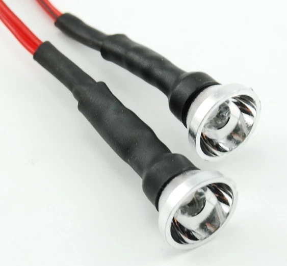 12mm Doppel LED Scheinwerfer RC Flugzeug Helikopter Hubschrauber - Bild 1 von 1