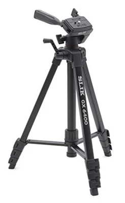 SLIK tripod GX 6400 4 stage lever lock 21mm pipe diameter 3 way 216835 F/S Track - Image 1 of 4