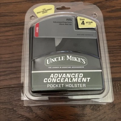 Uncle Mikes Pocket Holster for Sub-compact Large Frame Size 4 Ambi 871040 - Image 1 of 3