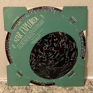 Hayden Planetarium 1961 Star Explorer Chart Wheel 5th Edition 8th Printing - Bild 1 von 3