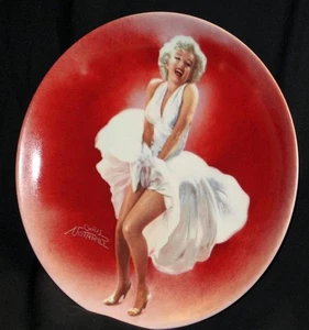 Marilyn Monroe The Seven Year Prurito Piatto da Collezione Delphi 1990 Ltd Ed COA 8,5" - Foto 1 di 13