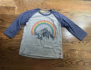 Aviator Nation Unisex Grafikdruck T-Shirt Größe 10 Baumwolle Jagd Regenbögen - Bild 1 von 5