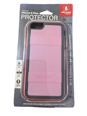Funda Protectora Pelican para Apple iPhone 6 Plus/6s Plus - Rosa y Gris Foto 1 de 2