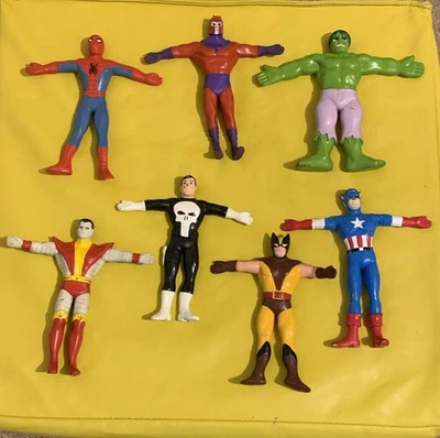 Bend-EMS Lote de 7 de Just Toy - Marvel Comics 1989/1991 Spider-Man, Hulk, Punisher Foto 1 de 4