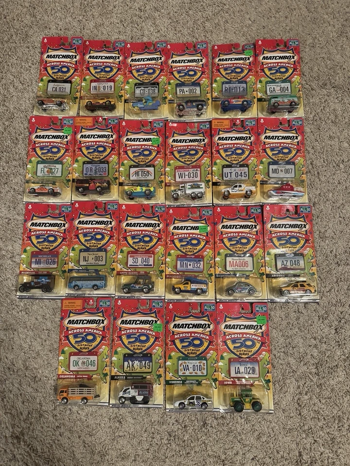 Matchbox Across America 50th Birthday Series Lot of 22 - Image 1 of 1