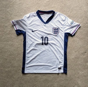Authentic Bellingham #10 England Euro 2024 Medium Football / Soccer Jersey NWT - Picture 1 of 6