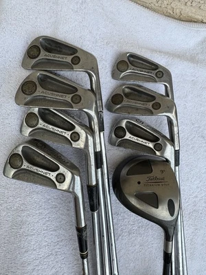 Titleist Acushnet AC-108 Tungsten Iron Set #3-8, PW & 976r Driver Stiff Flex RH - Image 1 of 4