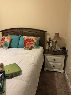Solid Wood  Bedroom Suit With Firm Mattress - Image 1 of 2