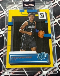 2022-23 Donruss Basketball Paolo Banchero RC Yellow Flood Rated Rookie #201 - Picture 1 of 2