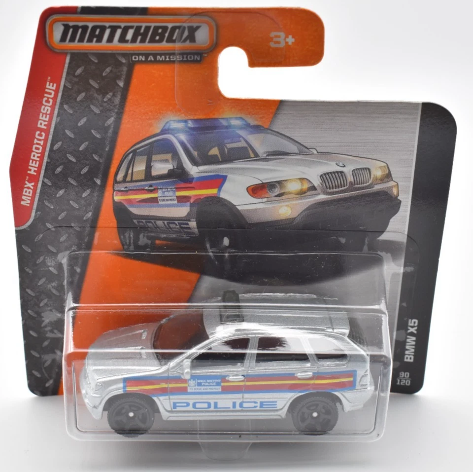 Matchbox BMW X5 90/120 2014 Superfast short card - Image 1 of 1