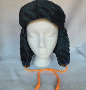 The North Face Fleece Lined Trapper Hat Ear Flap Snap Back One Size Pattern Cord - Picture 1 of 14