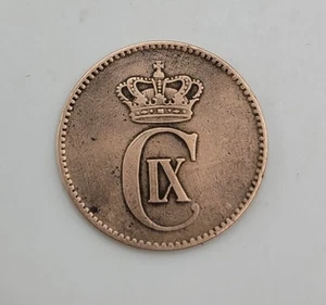 1875 Dänemark 5 Öre. Seltenes Datum - Bild 1 von 2