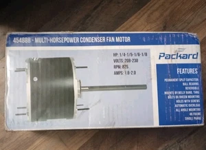 PACKARD Model 45488B Multi- Horsepower Condenced Fan Motor With 3 Wire Conect. - Picture 1 of 2