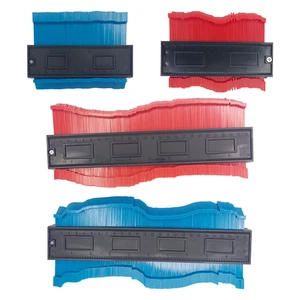 Medidor de perfil moldeador de contorno de 12-25 cm azulejos borde modelado madera regla de contorno - Imagen 1 de 8