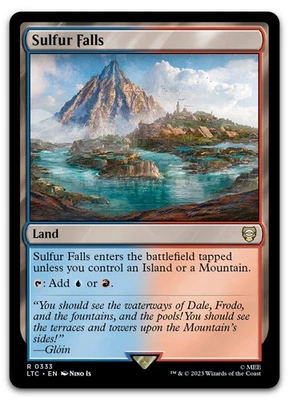 Sulfur Falls #333 (NM) Lord of the Rings LTC Magic MTG - Image 1 of 2