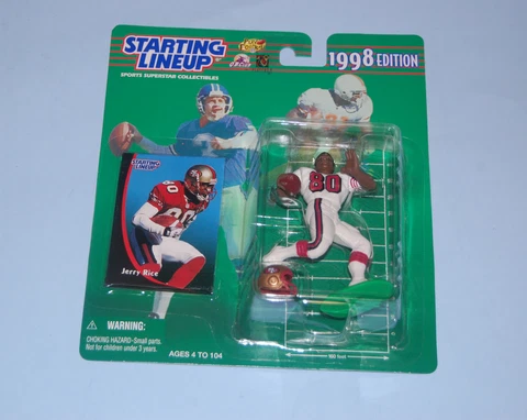 SAN FRANCISCO 49ERS JERRY RICE NFL FOOTBALL STARTING LINEUP 1998 EDITION Cover