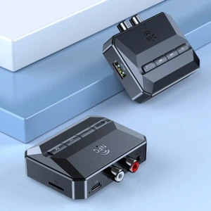 Bluetooth-Compatible 5.3 Wireless Receiver Audio Receiver Support TF U Disk Play - Afbeelding 1 van 12
