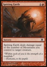 Magic the Gathering MTG Spitting Earth (238) Tenth Edition   LP