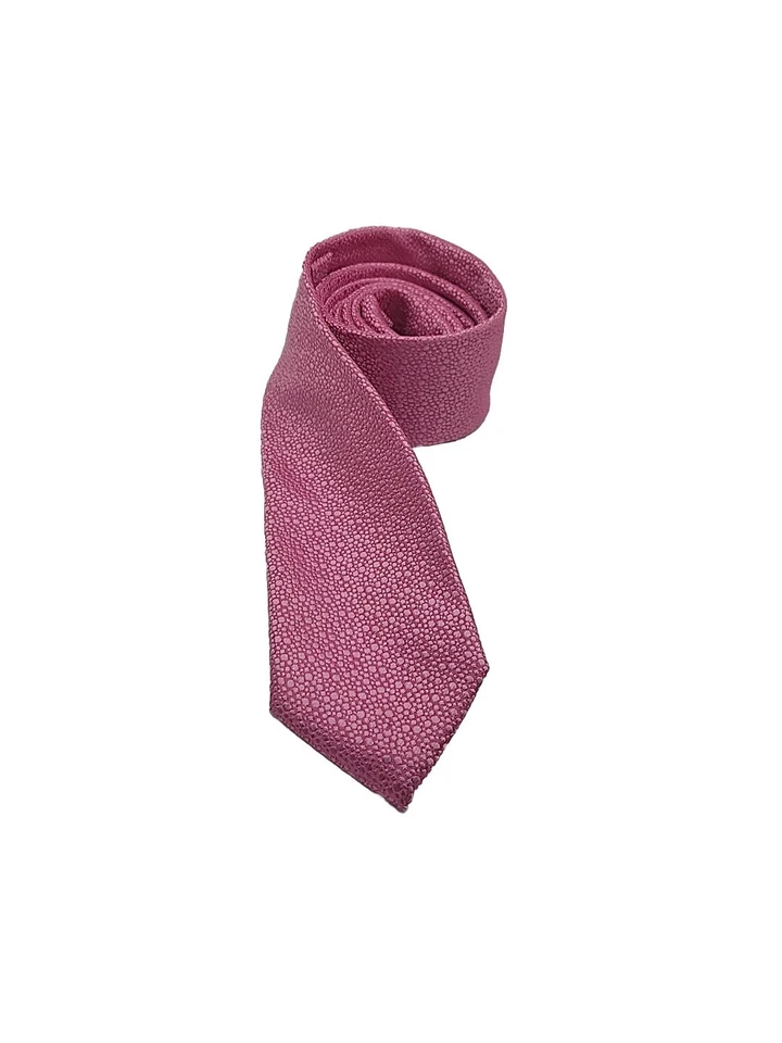 Corbata larga ajustada texturizada rosa alfani para hombre baile de graduación 61" x 2,5" Foto 1 de 4