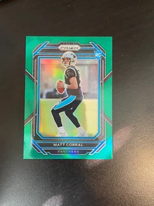 2022 Panini Prizm Matt Corral Green Prizm Rookie RC #304 - Picture 1 of 2