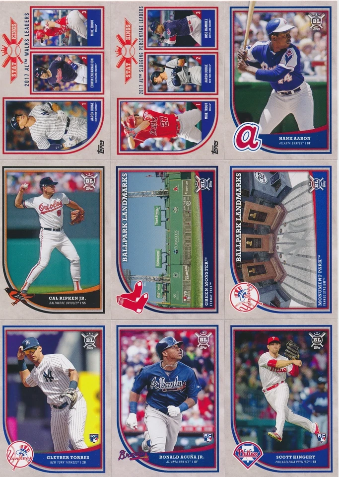 2018 Topps Big League Baseball Pick From List #201-400 Base & RC - Image 1 of 1
