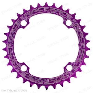 RaceFace Narrow-Wide 34T x 104mm Single Chainring 9/10/11-Speed Ring MTB Purple - Picture 1 of 4