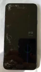 Samsung Galaxy J3 (2017) SM-J327R 16 GB Black Smartphone Repair Parts LCD Broken - Picture 1 of 2