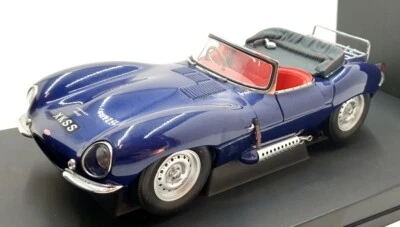 AutoArt 1/18 Scale Diecast 73510 - Jaguar XK SS 1956 - Blue - Image 1 of 4