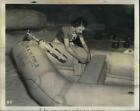 1941 Press Photo Infaltable Emergency life raft Goodyear