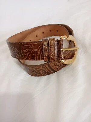 Cinturón para mujer Y# ETRO estampado de cuero talla 85 Cm/33 pulgadas tiene manchas Foto 1 de 4