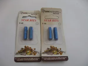 GRK 2 confezioni da 2 punte per impatto T40 Torx. - Foto 1 di 2