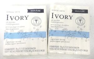 Ivory Bar Soap Safe, Pure Clean 99.4% pure 20 Bars, 3.17oz dermatologist tested