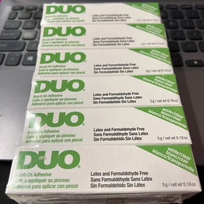 6 Packs Ardell Duo White/Clear Tone Striplash Adhesive - 5g/0.18oz - 56816 - Image 1 of 3