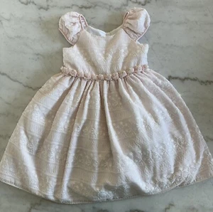 Girls Laura Ashley Pink Dress Size 5 Designer - Picture 1 of 8