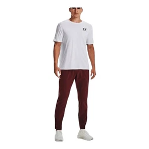 Under Armour Men's Stretch Woven Pants Chestnut Red 1366215 Size small fitted - Picture 1 of 6